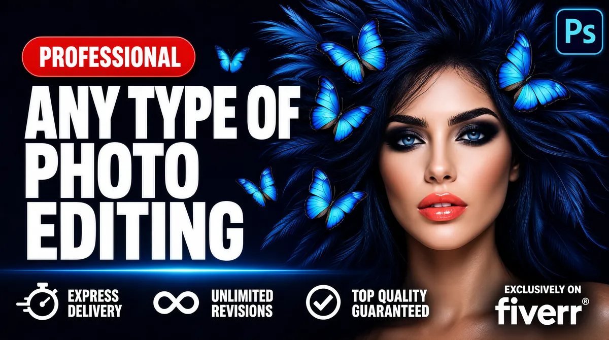 Professional Photo Editing Gig Cover