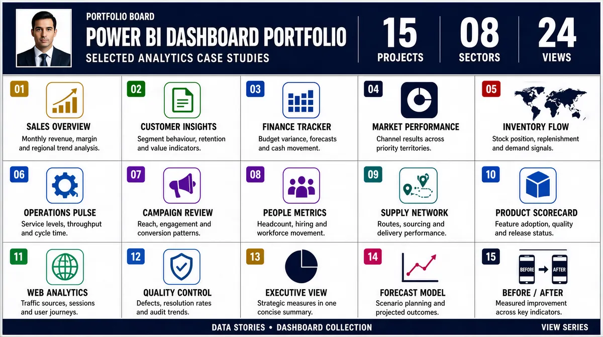 Power BI Dashboard Portfolio Cover