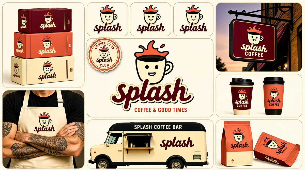 Retro Coffee Brand Identity Moodboard