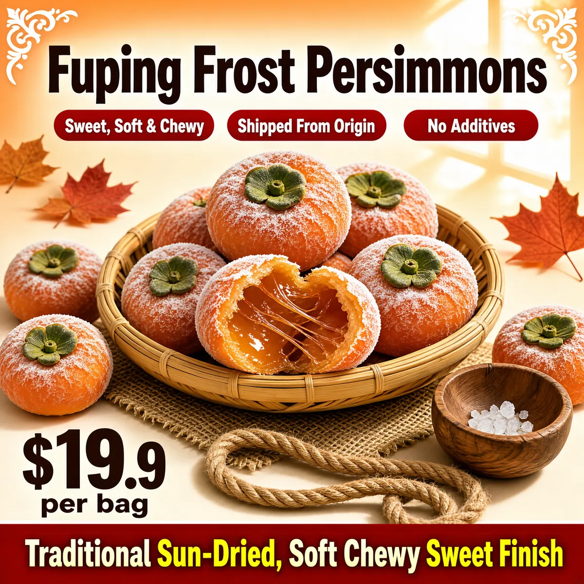 Frosted Persimmon Harvest Sale