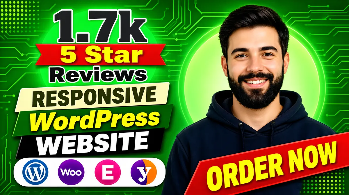 Professional WordPress Website Design Gig Cover
