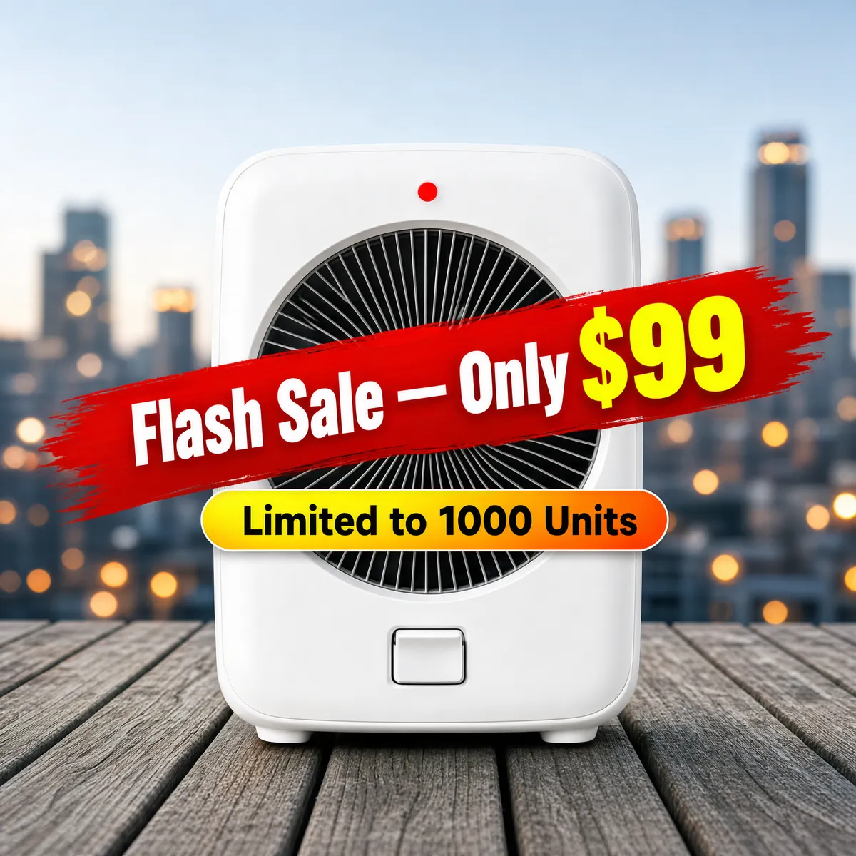 Flash Sale Fan Heater Limited Edition Deal