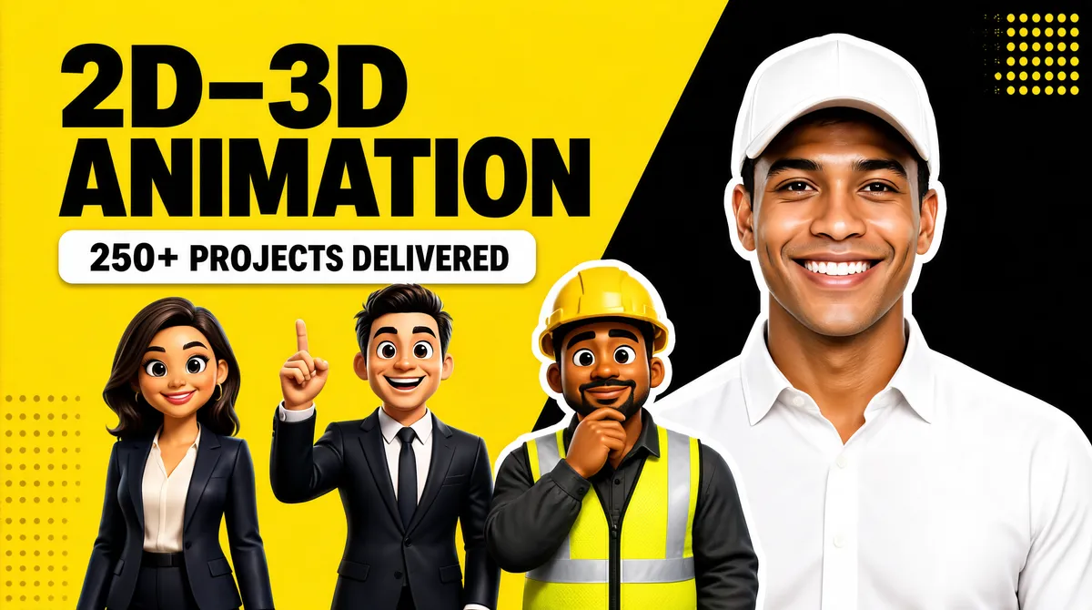 2D and 3D Animation Gig Cover