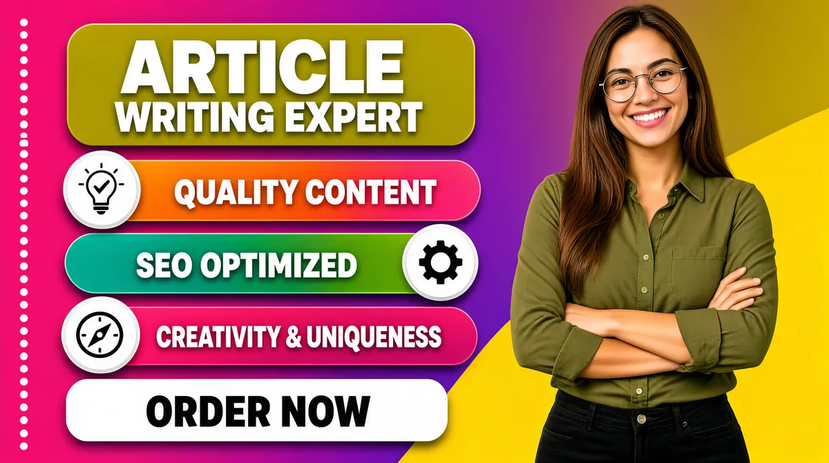 Article Writing Expert Services Gig Cover