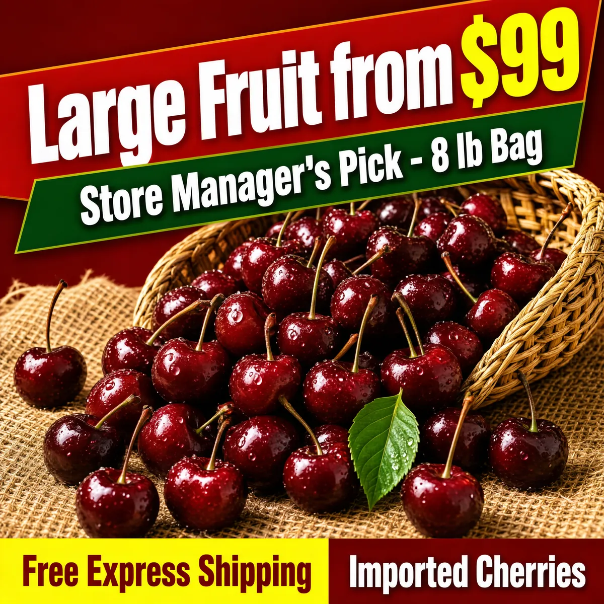 Premium Imported Cherries from $99