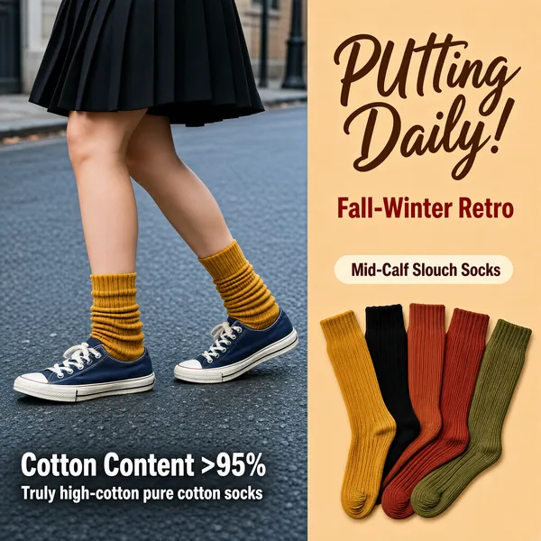 Fall-Winter Retro Sock Lookbook