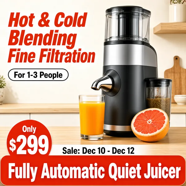 Fully Automatic Quiet Juicer