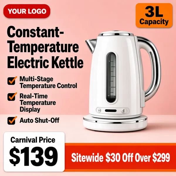 Cozy Electric Kettle Promo Image