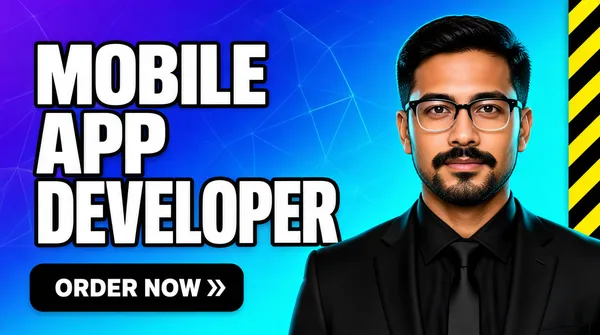 Mobile App Developer Promo Cover