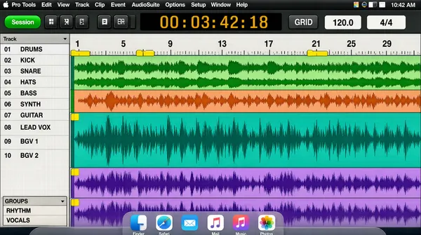 Pro Tools Session Screenshot