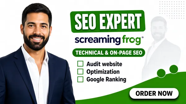 SEO Expert Professional Fiverr Gig Cover
