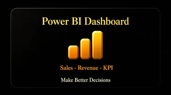 Power BI Dashboard Gig Cover