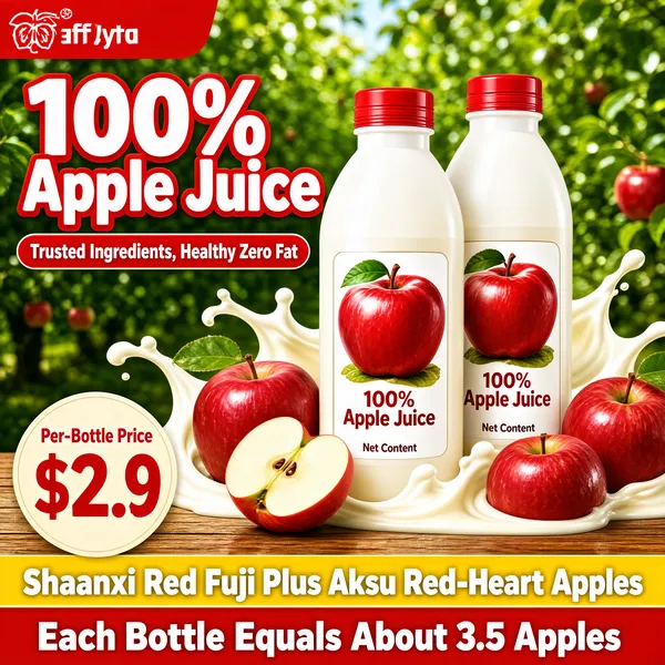 Juicy Apple Juice Bottle Promo