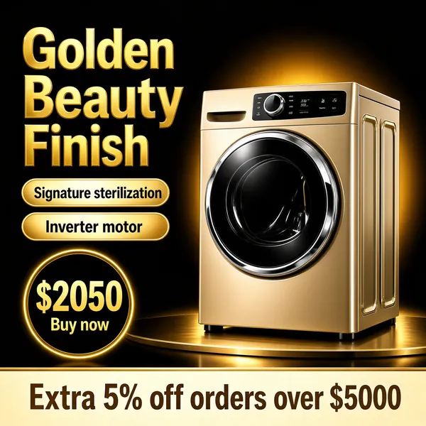 Golden Beauty Finish Luxury Washer