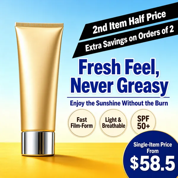 Summer Sunscreen Sale Half Price Deal