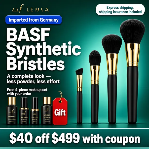 German-Imported Synthetic Makeup Brush Set
