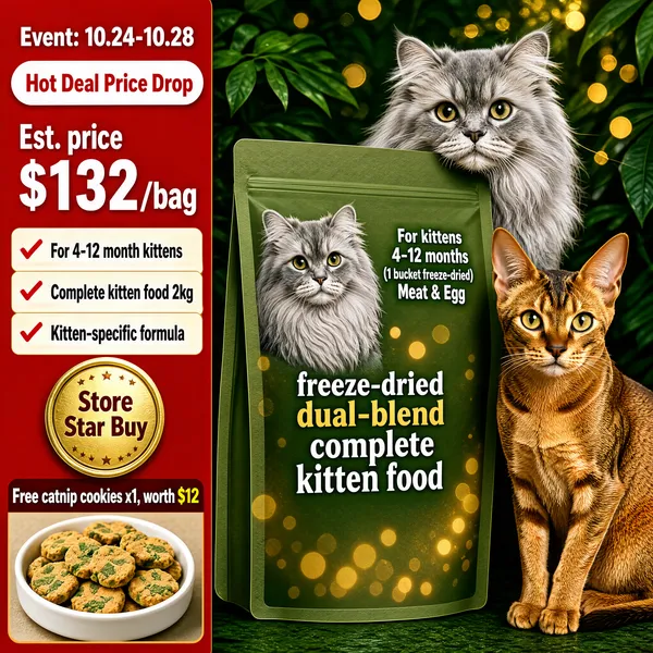Freeze-Dried Kitten Food Hot Deal