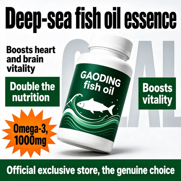Deep-Sea Fish Oil Supplement Product Hero