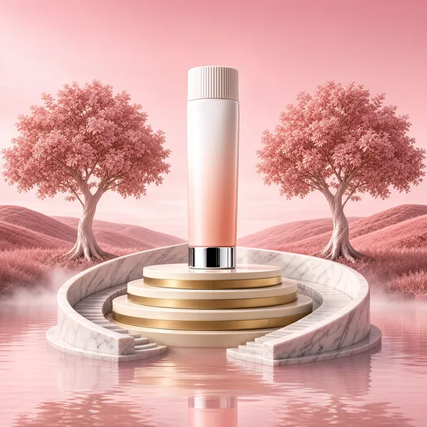 Blush-Pink Dreamscape Cosmetic Hero