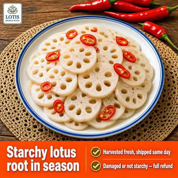 Fresh Seasonal Lotus Root
