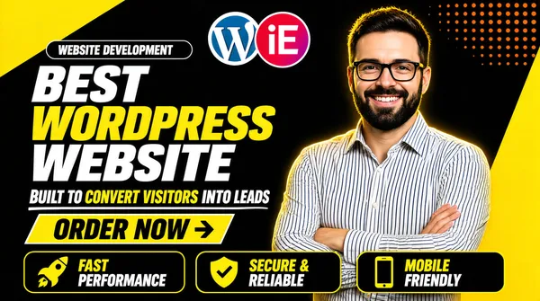 Professional Fiverr Gig Cover Website Development