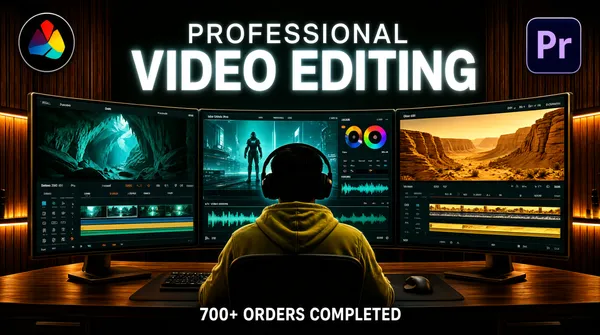 Professional Video Editing Gig Cover