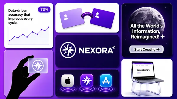 AI Product Brand Moodboard Violet Tiles
