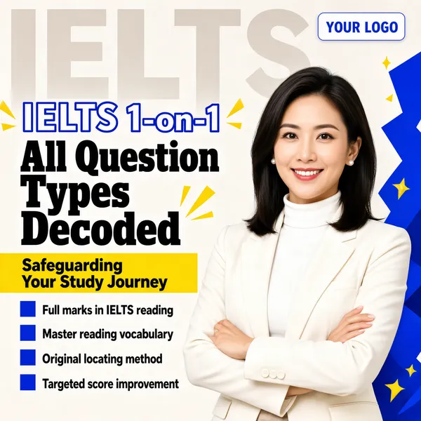 IELTS Tutoring Course Promo