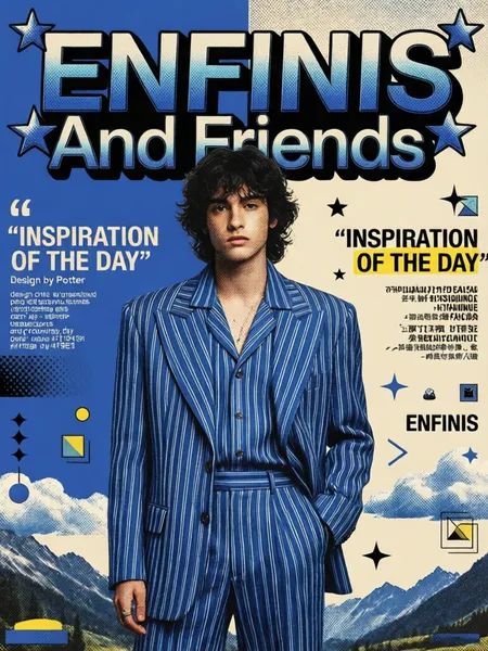 ENFINIS Magazine Fashion Poster