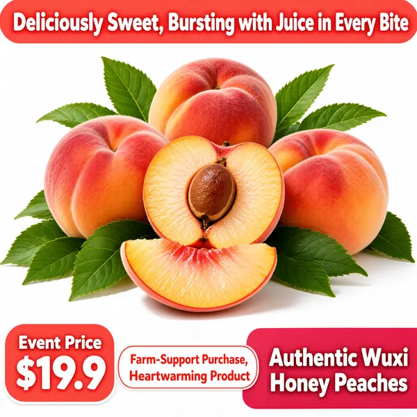 Fresh Wuxi Honey Peaches - Farm Direct