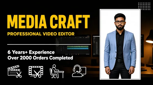 Professional Video Editor Gig Cover