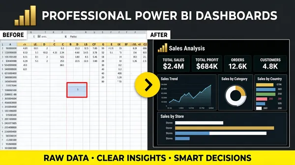 Power BI Dashboard Before After