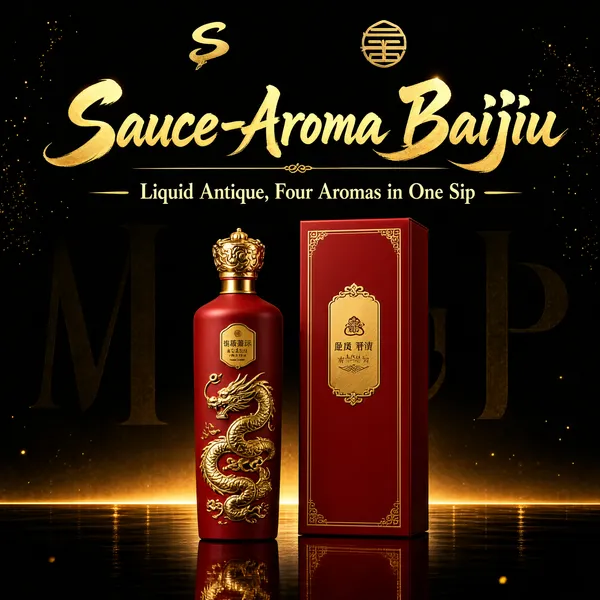 Sauce-Aroma Baijiu Luxurious Liquor Poster