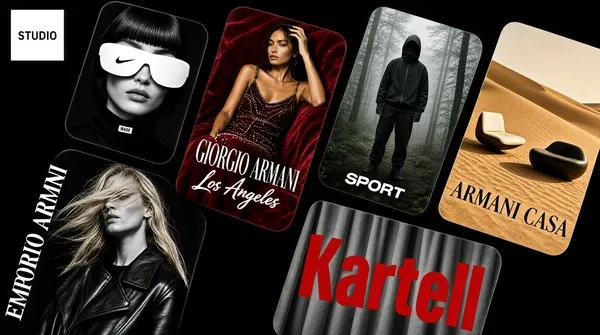 Moody Fashion Editorial Collage Poster