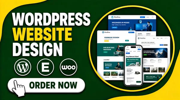 Professional WordPress Website Design Gig Cover