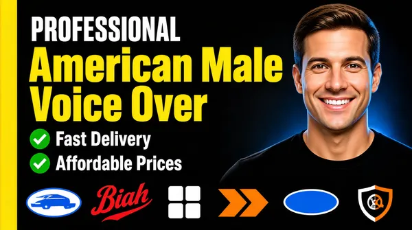 Professional American Male Voice Over