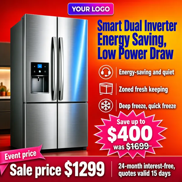 Smart Dual Inverter Refrigerator Sale