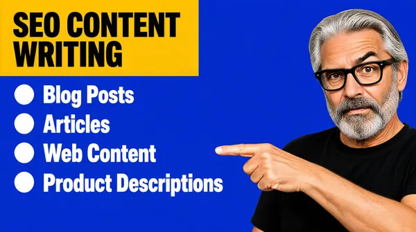 SEO Content Writing Gig Cover