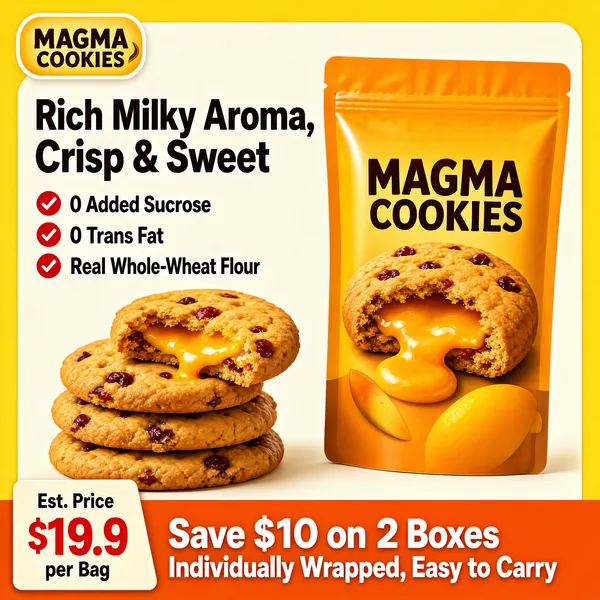 Magma Cookies Mango Caramel Snack Pack