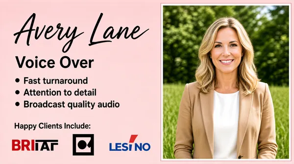 Professional Voice Over Artist Gig Cover