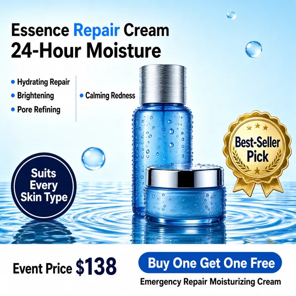 Essence Repair Cream Skincare Product Image