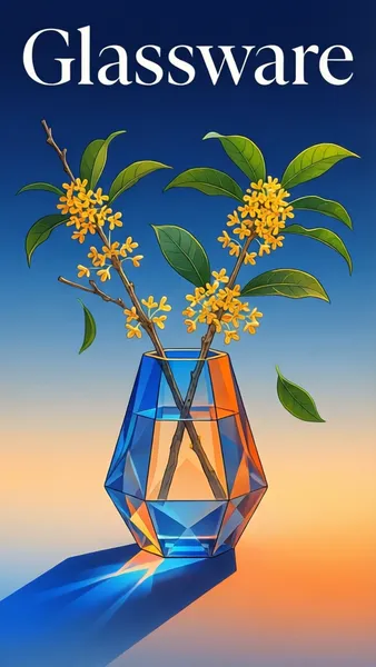 Glassware Minimalist Vase