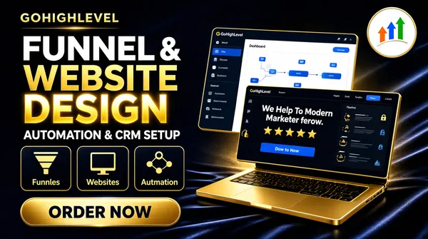 Premium GoHighLevel Funnel & Website Design