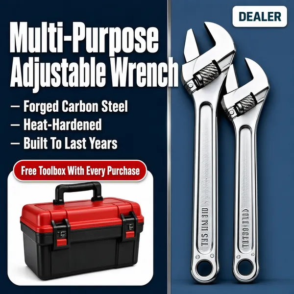 Multi-Purpose Adjustable Wrench Set