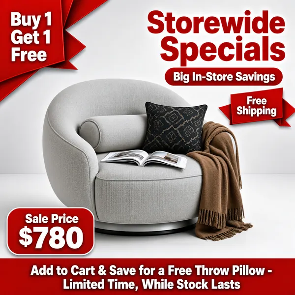 Storewide Specials Swivel Armchair Sale
