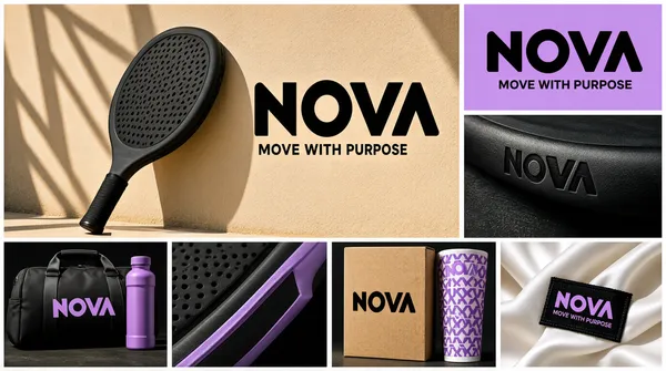 Sporty Brand Identity Mosaic Gig Cover