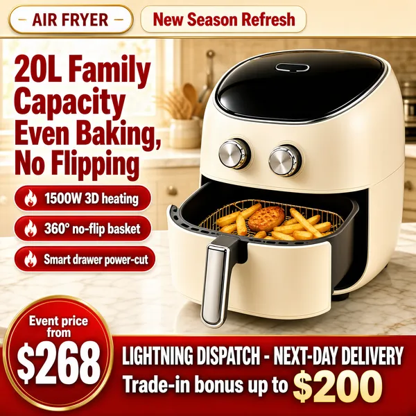 20L Family Air Fryer Seasonal Promo