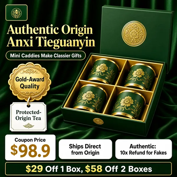 Premium Anxi Tieguanyin Tea Gift Box Set