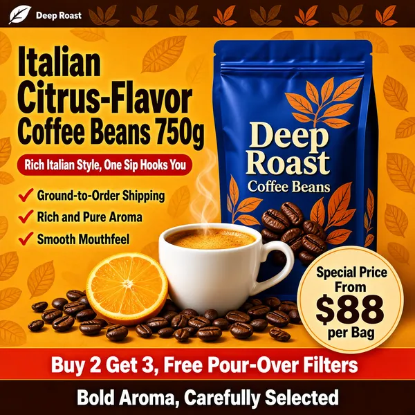 Italian Citrus Roast Coffee Beans 750g