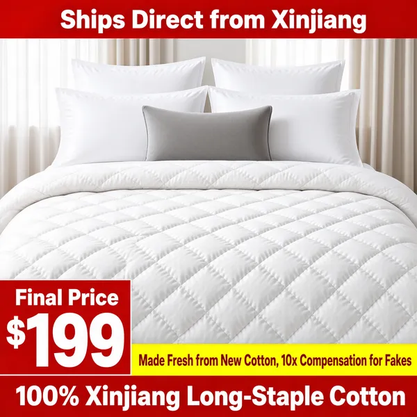 Premium Xinjiang Cotton Quilt Bedding